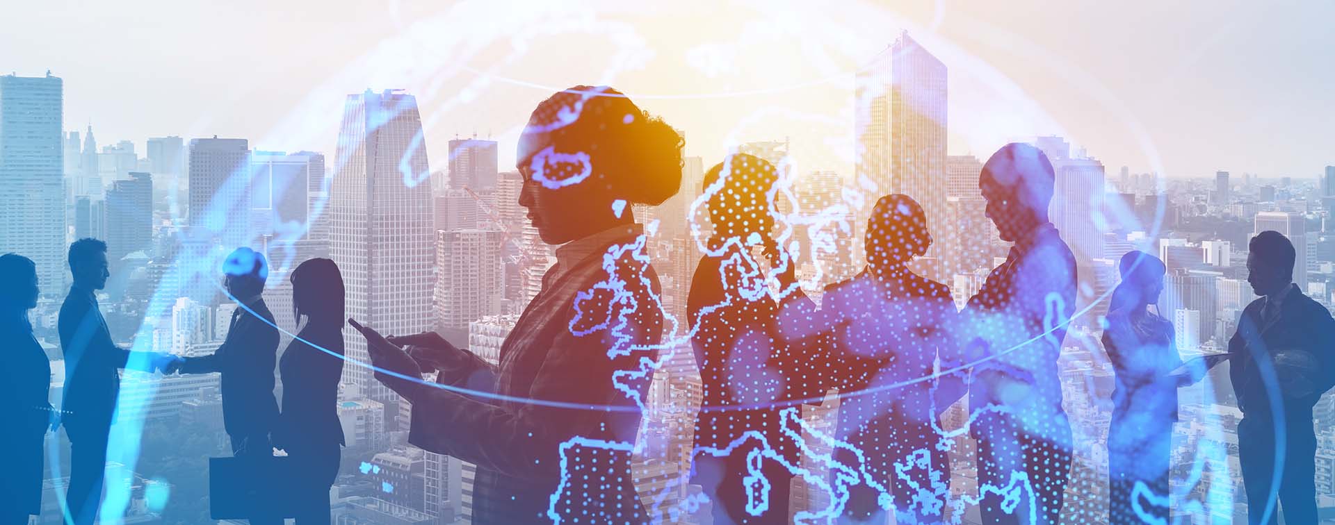 Global business concept. Network of business. Diversity.