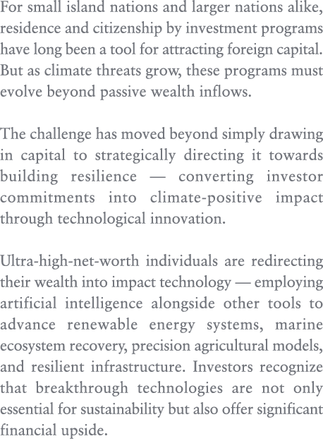 For small island nations and larger nations alike, residence and citizenship by investment programs have long been a ...