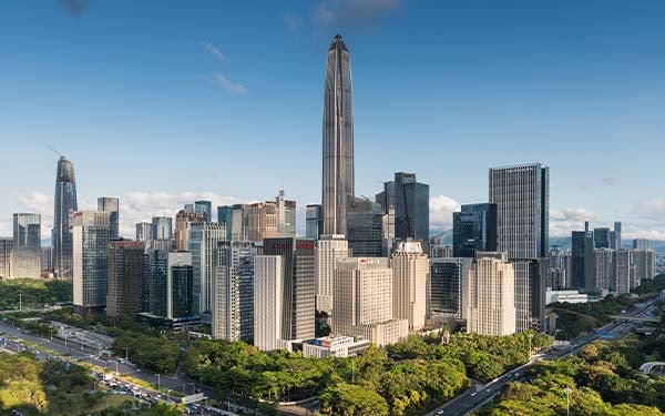 Skyscrapers in Shenzhen, China